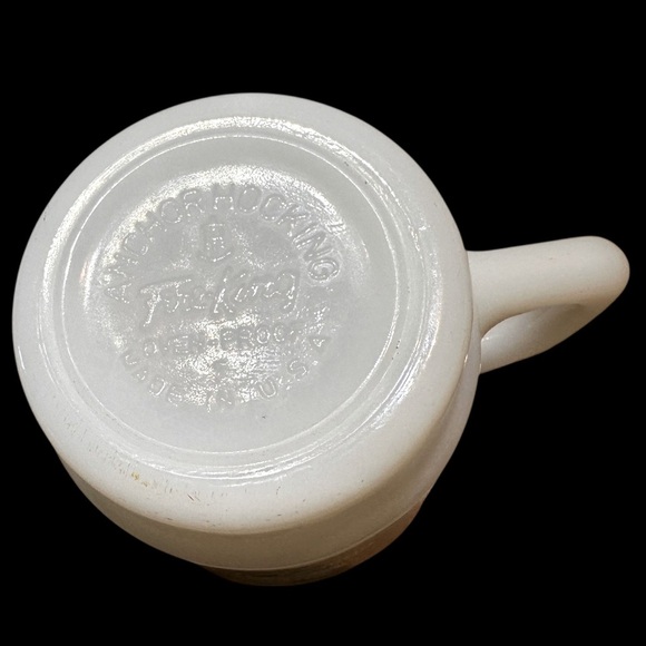 FIRE KING FLOWER DAISY LITHOGRAPH MUG - Picture 4 of 4